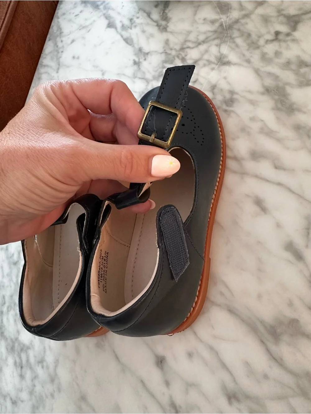 Girls Navy Mary Jane School Shoes size 11